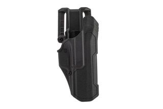 Blackhawk T-Series L2 Duty NL Right Hand Holster Fits SIG Sauer P320/250 in Black features Polymer material